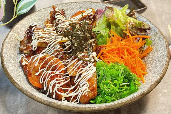 Teriyaki chicken rice bowl