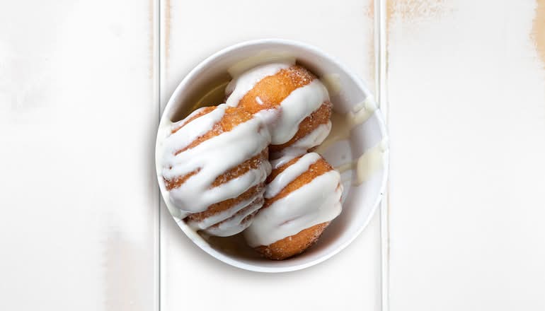 White Choc Donuts