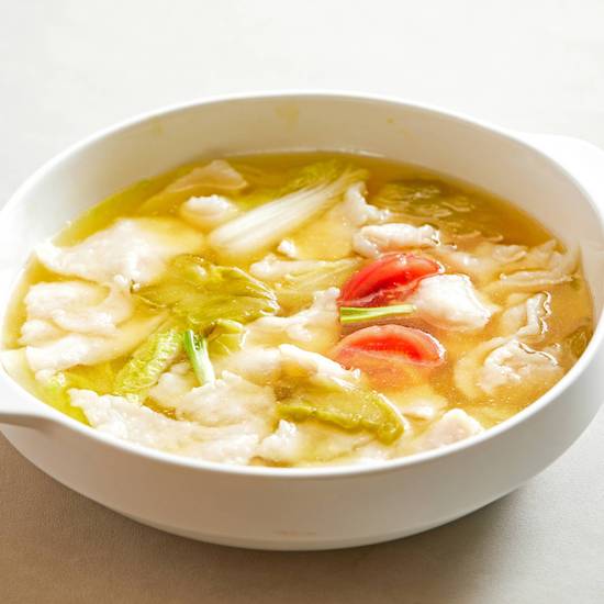Mullet Fish Fillet with Pickled Vegetables