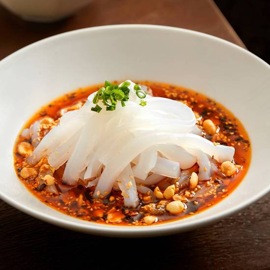Mung Bean Jelly Noodles in Chilli Oil