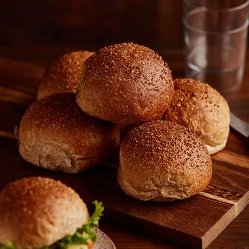 Wholemeal Round Roll