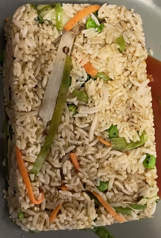 Large Vegetable Fried Rice (V)