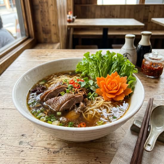 Braised Duck Noodle Soup