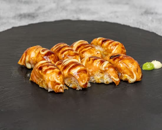 Grilled Salmon Sushi Box