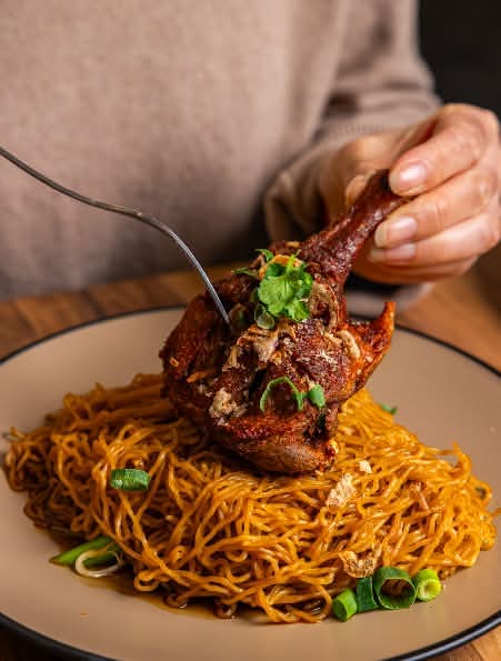 Egg Noodle with Roasted Duck