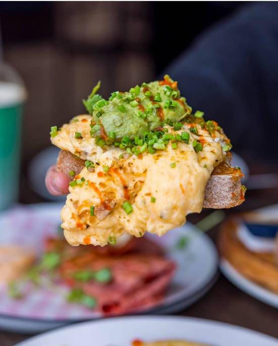 Loaded Chilli Scrambled eggs