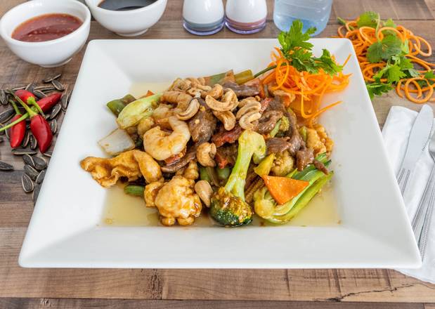Combination Cashew Nuts Rice
