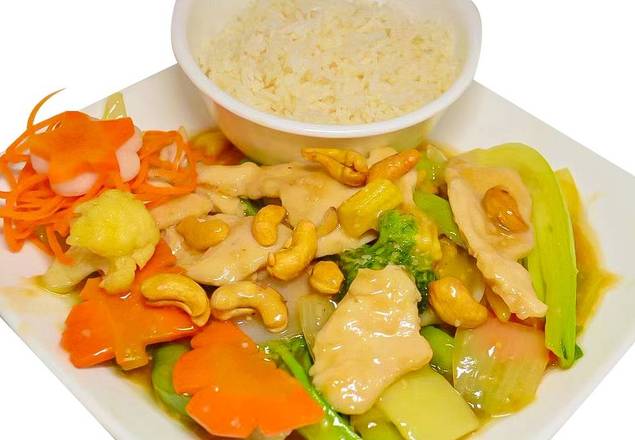 Chicken Cashew Nut with Rice