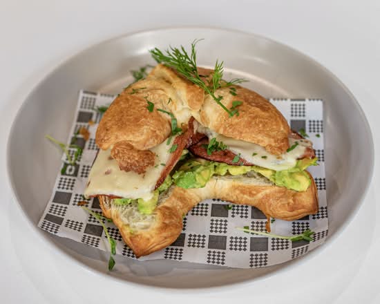 Bacon, Avocado and Cheese Croissant