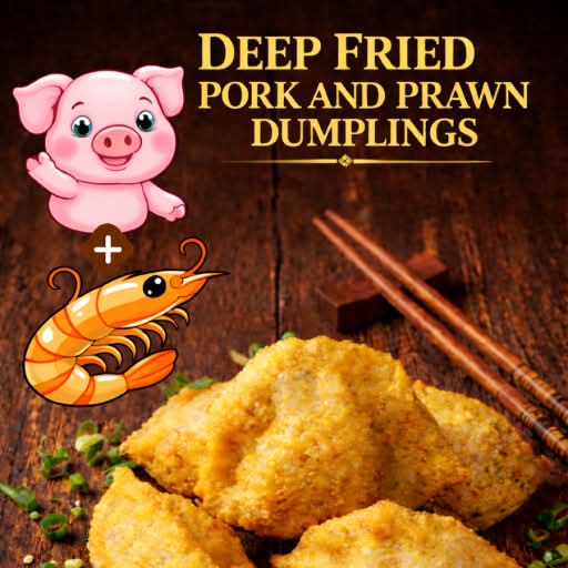 Deep Fried Pork & Prawn Dumpling