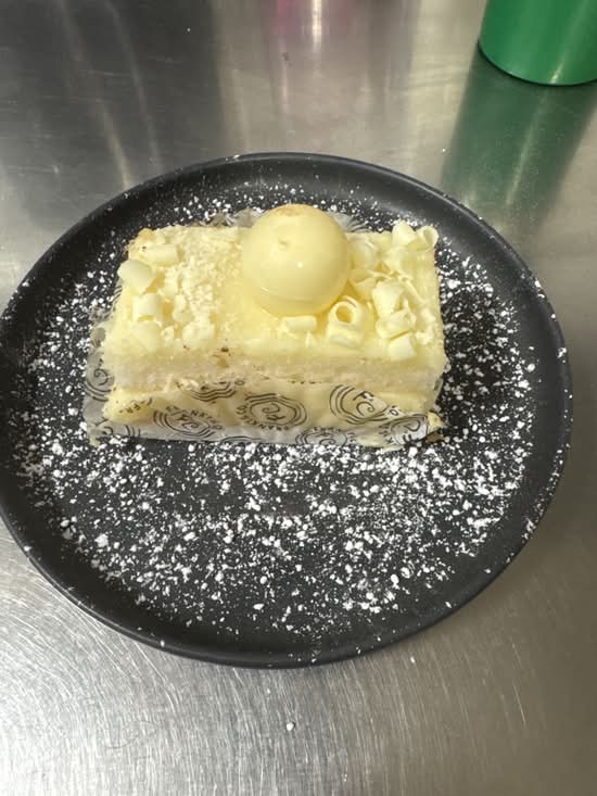 White Choc Mud Slice