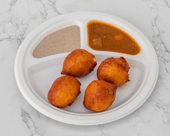 Mysore Bonda (Golden Fried Dumplings) 🟢