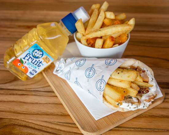 Kids Mini Chicken Souvlaki Combo