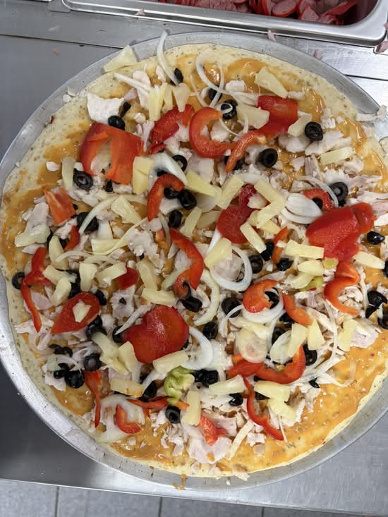 Satay Chicken Pizza