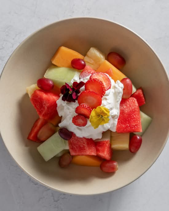 Fresh Fruit and Yogurt Bowl