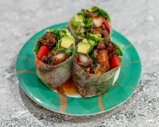 Teriyaki Chicken Rice Paper