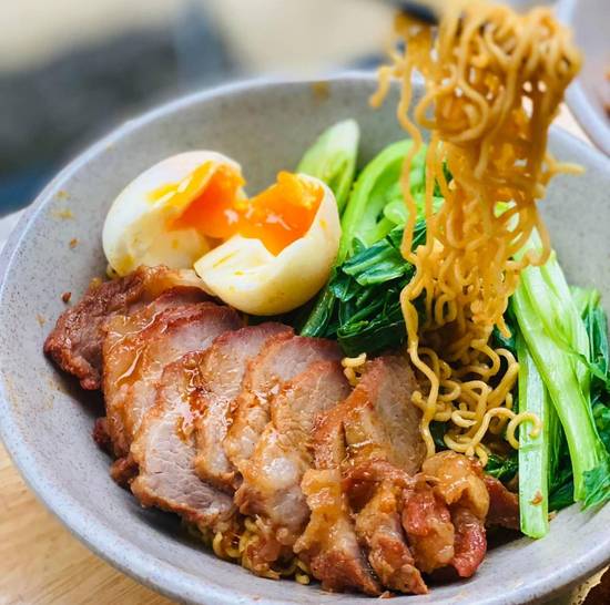 Char Xiu with Egg Noodle