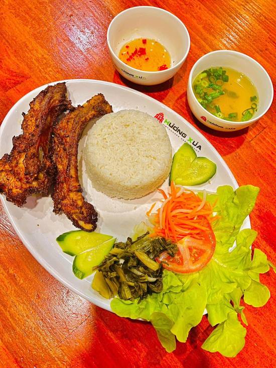 Rice With Pork Ribs ( Cơm Sườn Cây)