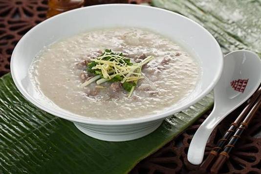 Beef Congee with Ginger ( Cháo Bò)