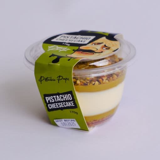 Pistachio Papi Cheesecake