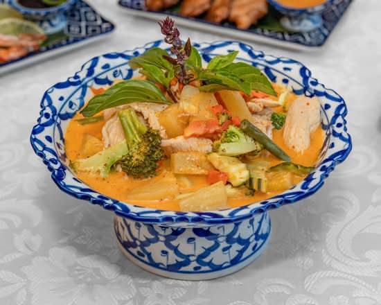 Red Curry with Pineapple (Kang Ped)