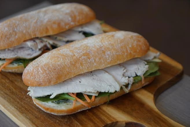 Chicken Pesto Turkish Roll