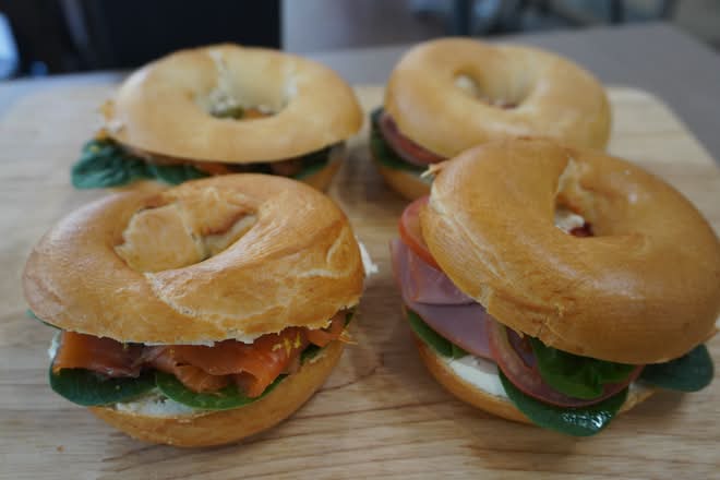 Bacon and Cream Cheese Bagel