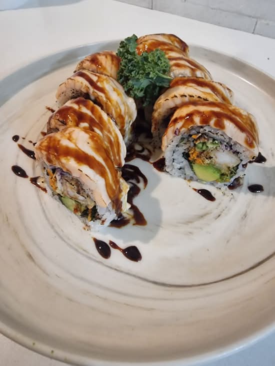 Grilled Salmon Roll