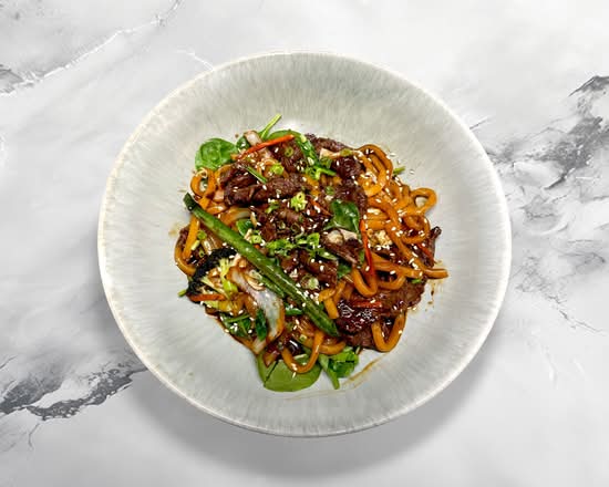 Beef Yaki Udon Noodles