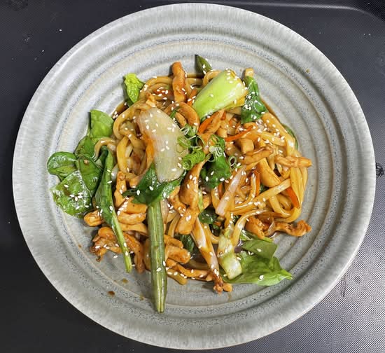 Chicken Yaki Udon Noodles