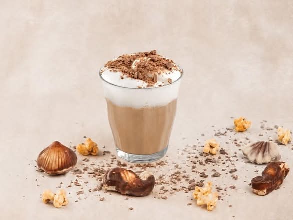 Guylian Hot Chocolate with Popcorn Cold Foam