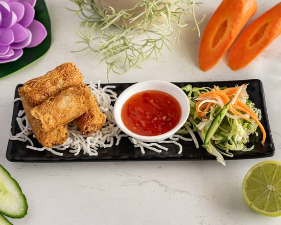 Crab Rolls with Sweet Chilli Sauce