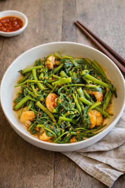 Stir-Fry Kangkung (Spicy)🌶️🌶️