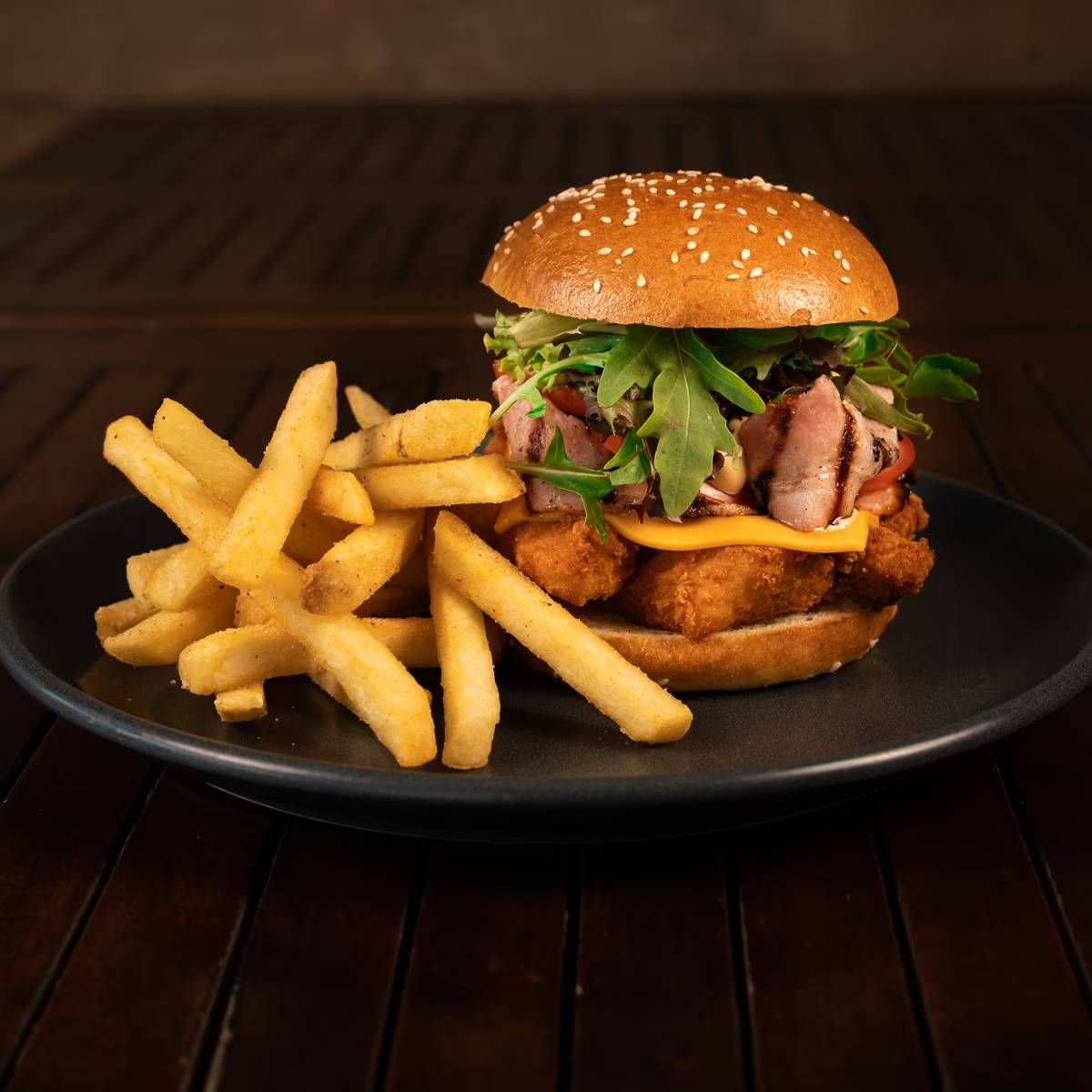 Southern Fried Chicken Burger