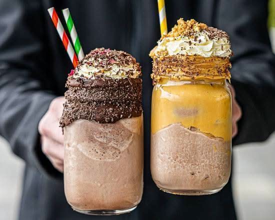 Peanut Butter Frappes