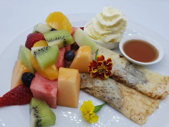 Fruit Salad Nutella Crepe