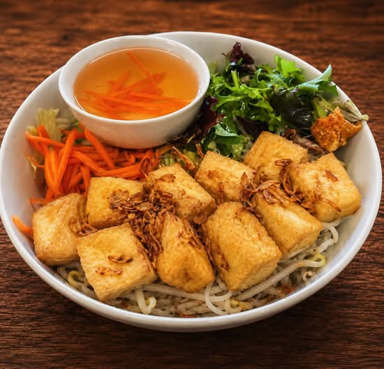Tofu Noodle Salad ( Bún Đậu Xào)