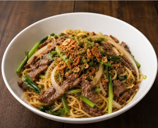 Mixed Special House Beef Noodle ( Mì Trộn Bò Đặc Biệt )