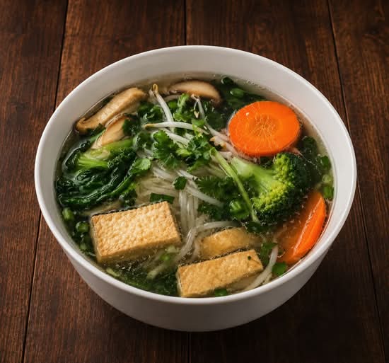 Vegan Tofu Pho (Phở Đậu Chay)