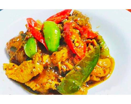 Pad Ped (hot and spicy) with Vegetables
