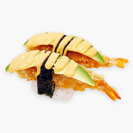 Spicy Ebi Fry Avocado Nigiri