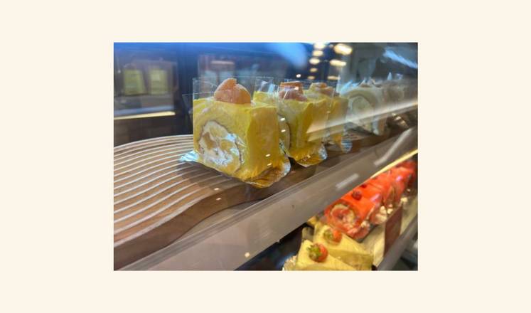 Mango Cake Slice