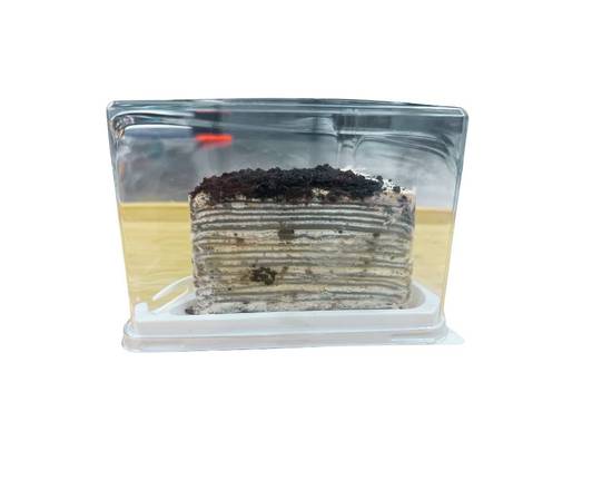 Oreo Mille Crepe Cake Slice