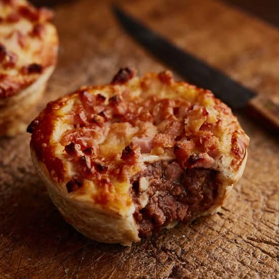 Beef Bacon & Cheese Pie