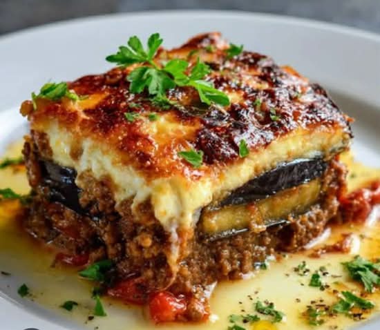 Homemade  Greek Traditional Moussaka