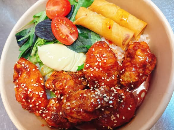 Rice Bowl-Honey Soy Karrage Chicken