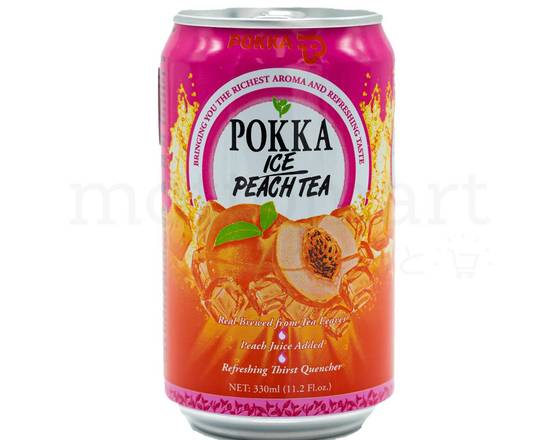 Can Pokka ice tea Peach