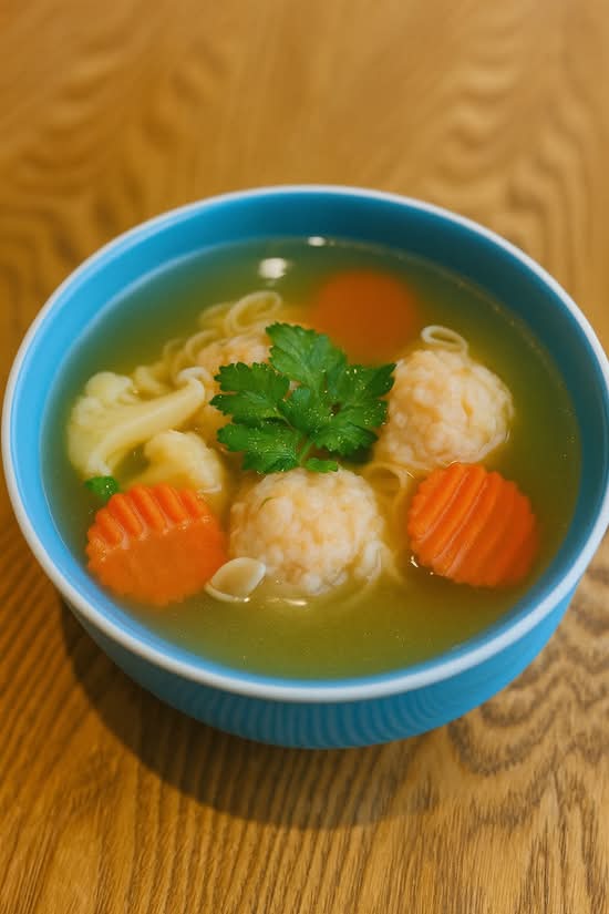 Chicken wonton soup