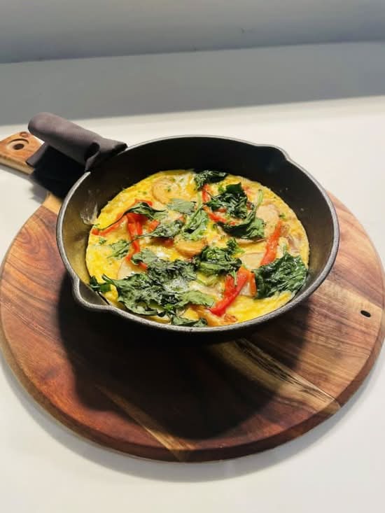 Frittata with italian sausage