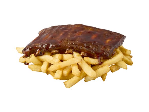 Smokey Ribs & Chips (Half Rack)